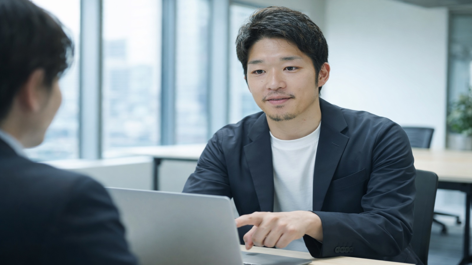 AI導入支援の商談風景